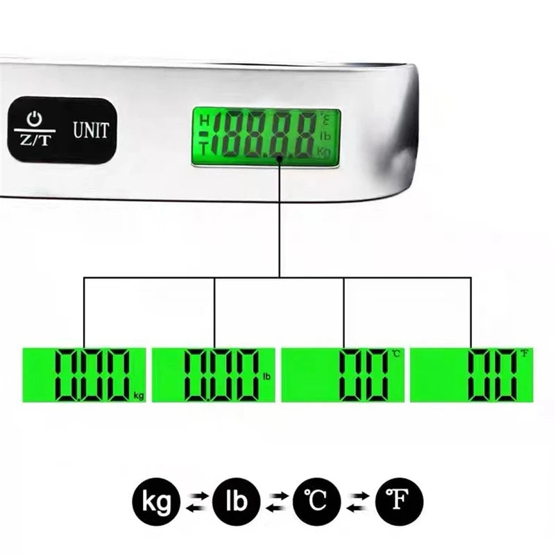 Portable Scale Digital LCD Display 110lb/50kg
