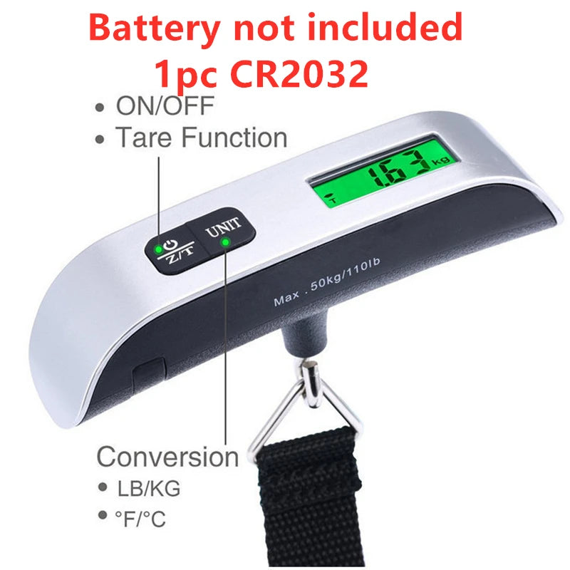 Portable Scale Digital LCD Display 110lb/50kg