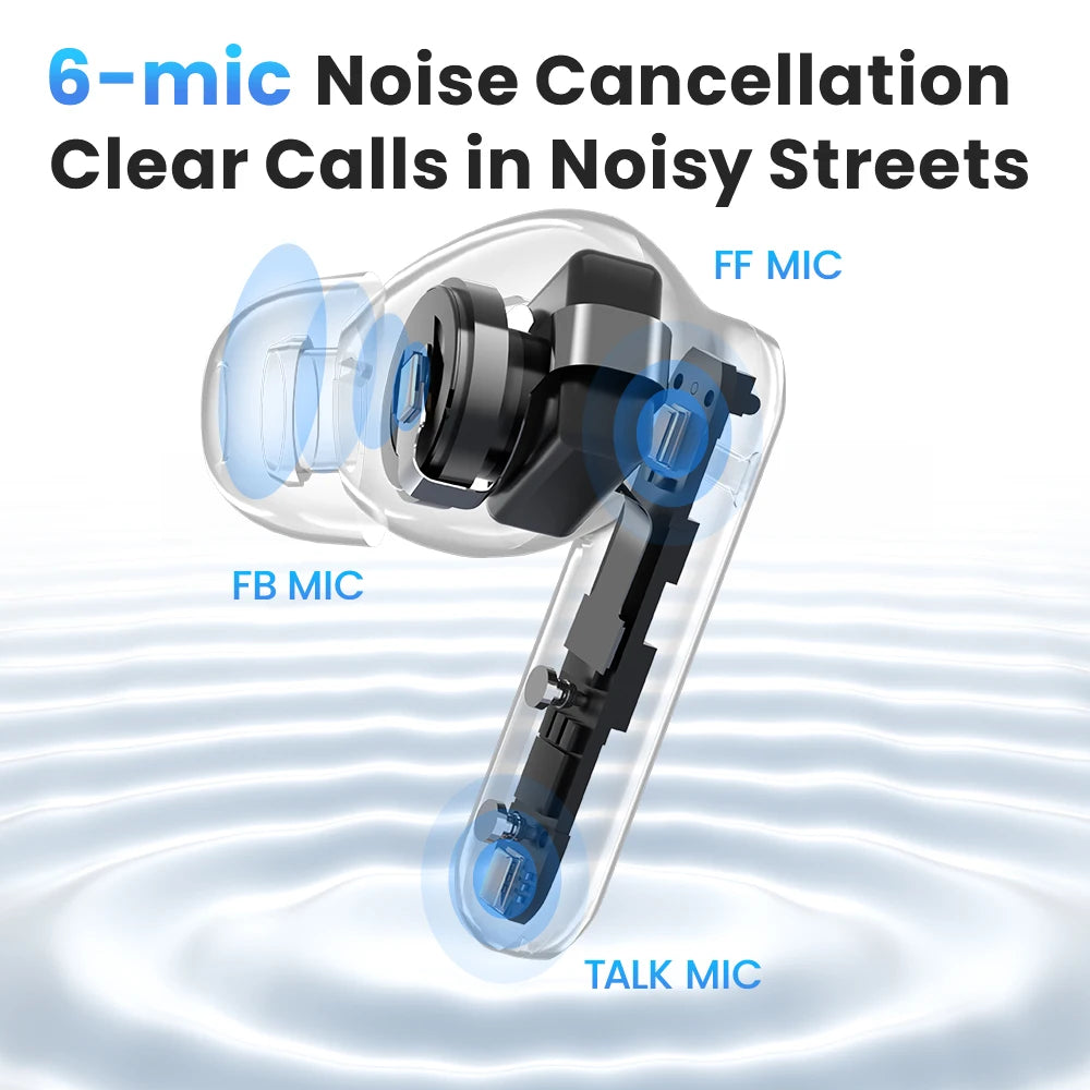 Mori Pro Bluetooth 5.4 Earphones -43dB ANC