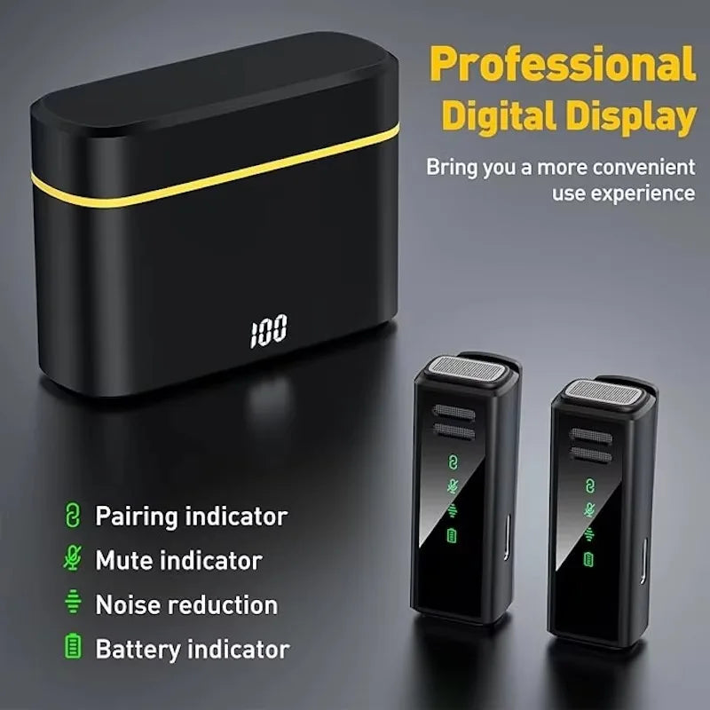 FIFAR Wireless Lavalier Lapel Microphone