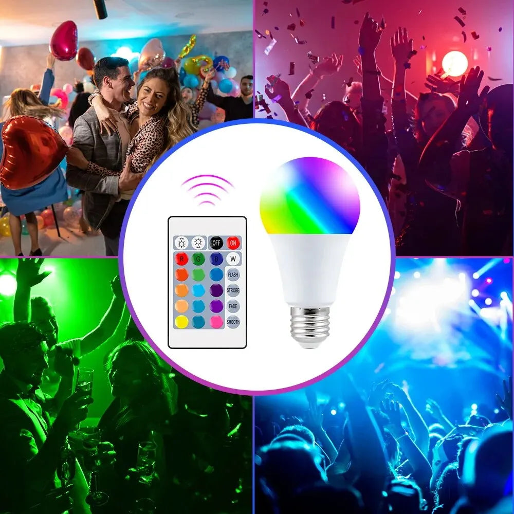 16 Colors RGB Bulb LED