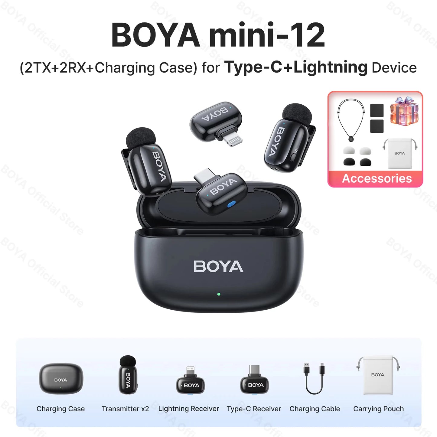 BOYA Mini Wireless Lavalier Lapel