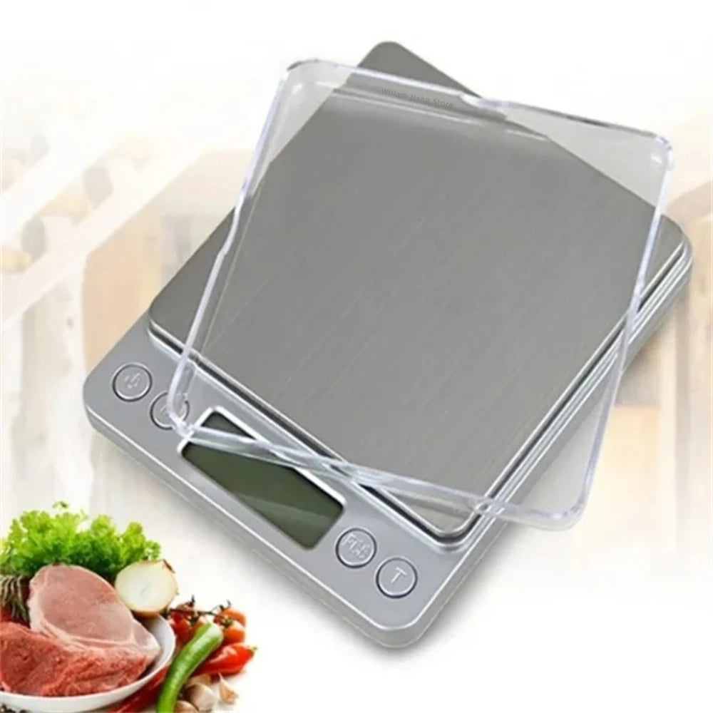 Digital Kitchen Scale Mini Pocket Stainless Steel