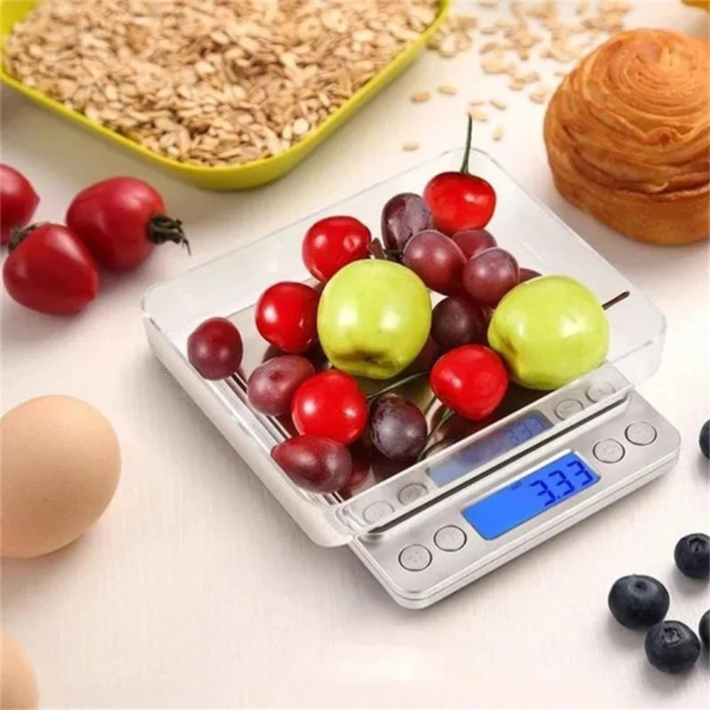 Digital Kitchen Scale Mini Pocket Stainless Steel