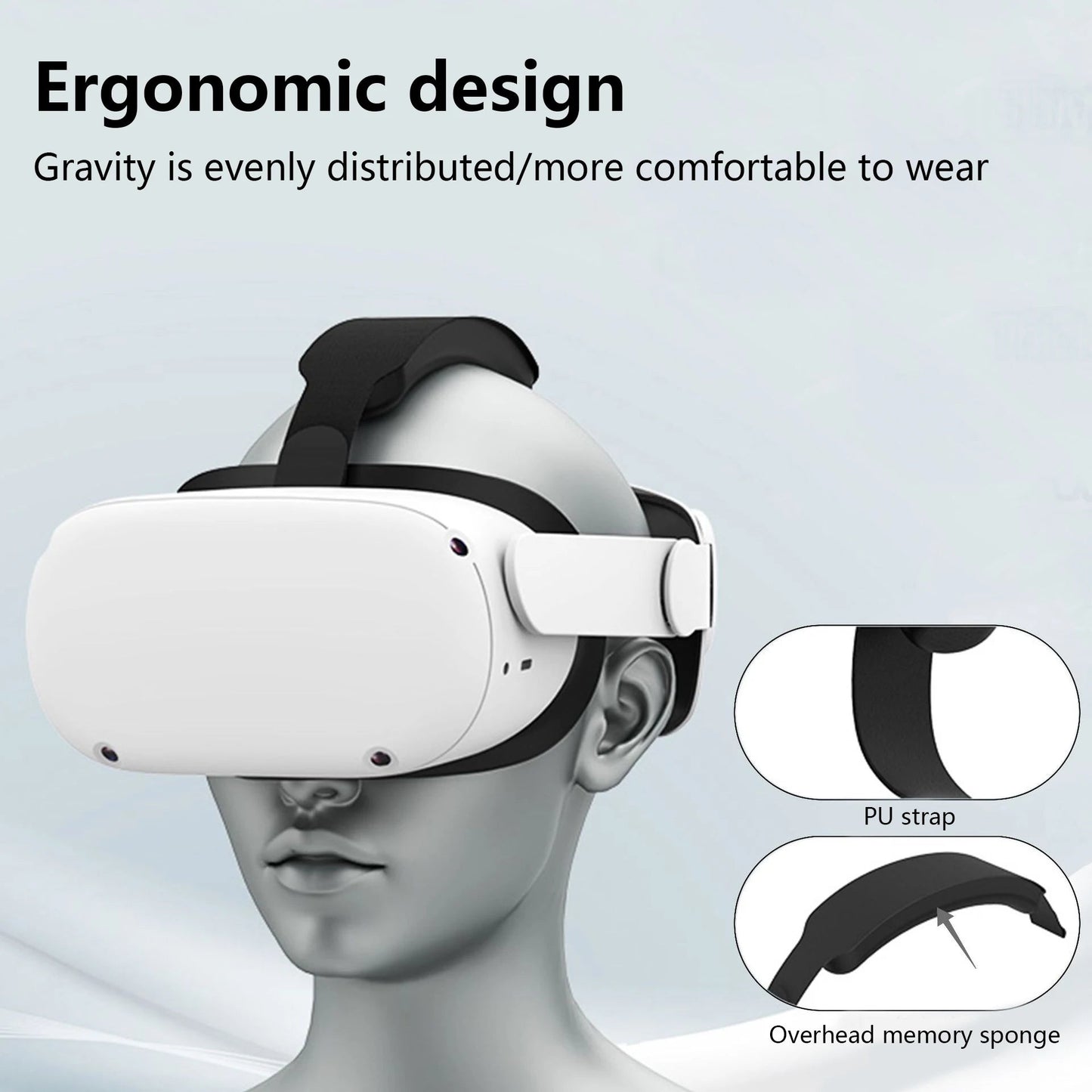Adjustable Elite Head Strap for Meta Quest 2 (Oculus) by Golixy - Free Shipping