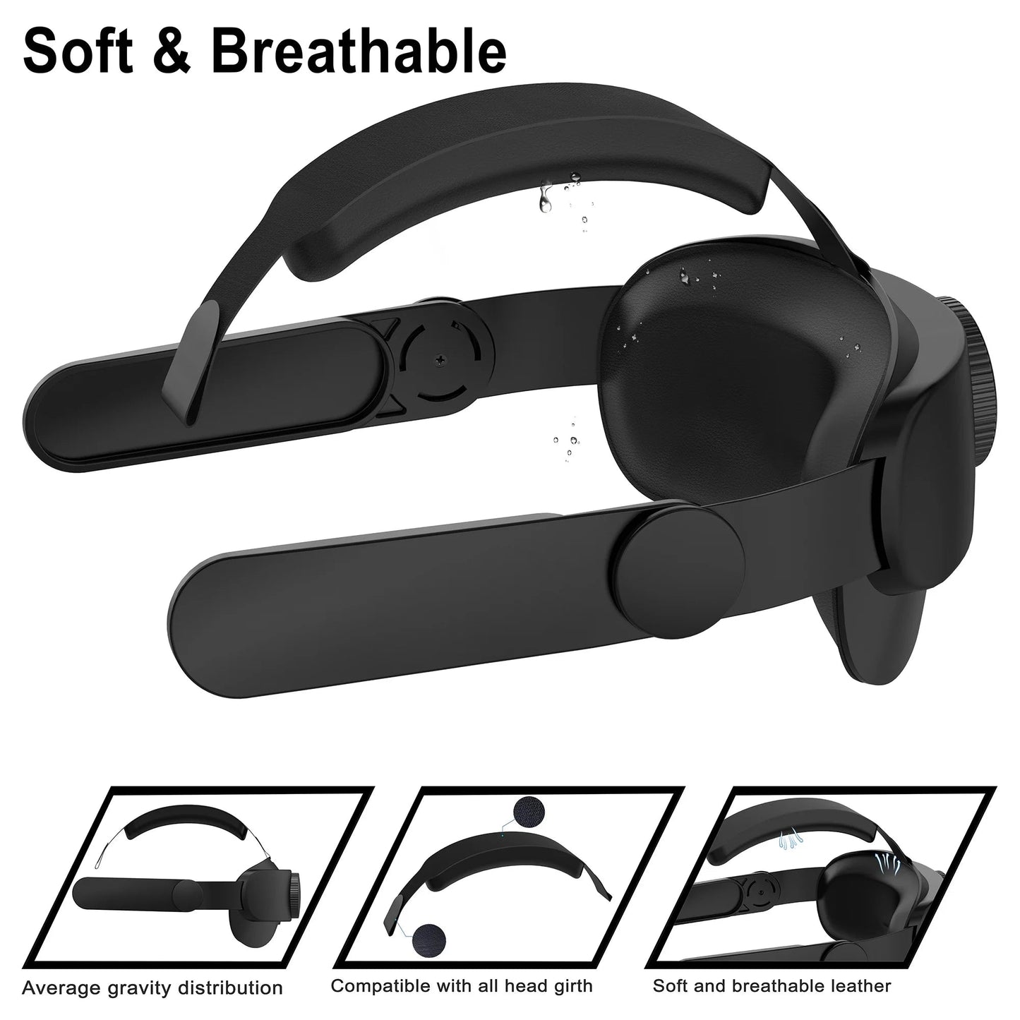 Adjustable Elite Head Strap for Meta Quest 2 (Oculus) by Golixy - Free Shipping