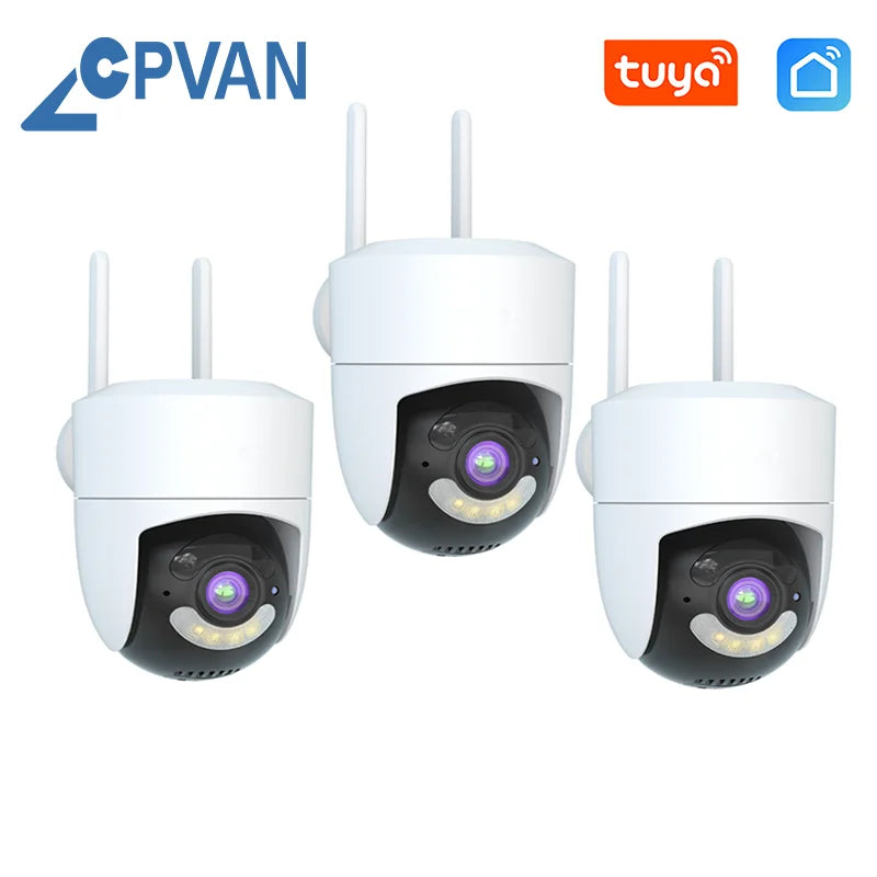 CPVAN Tuya PTZ Camera outdoor Smart Automatic Tracking 4MP