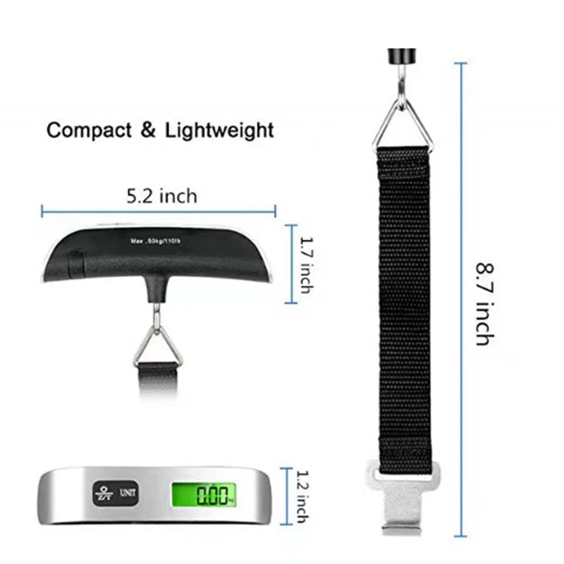 Portable Scale Digital LCD Display 110lb/50kg