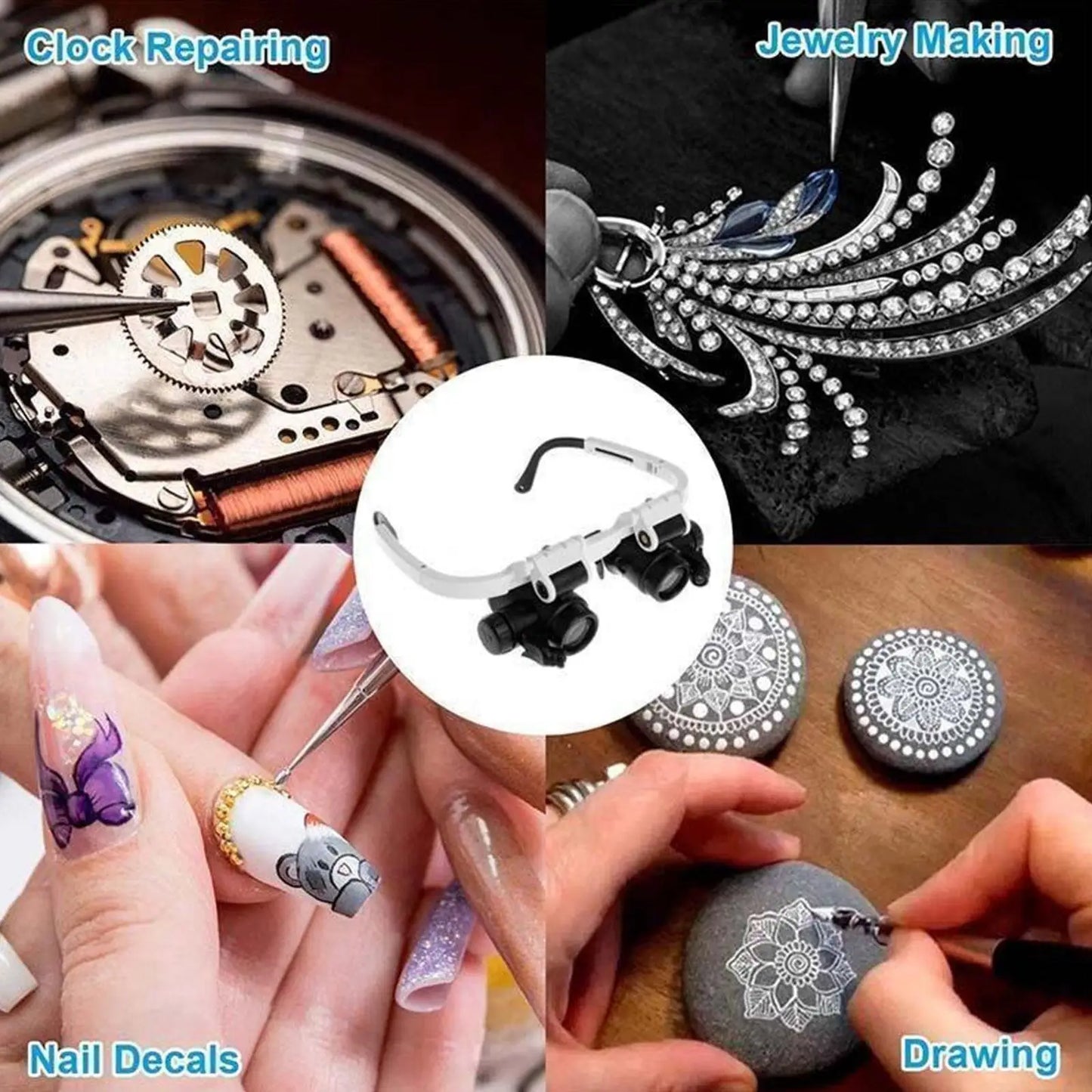 2XLED Watch Jeweler Repair Magnifier