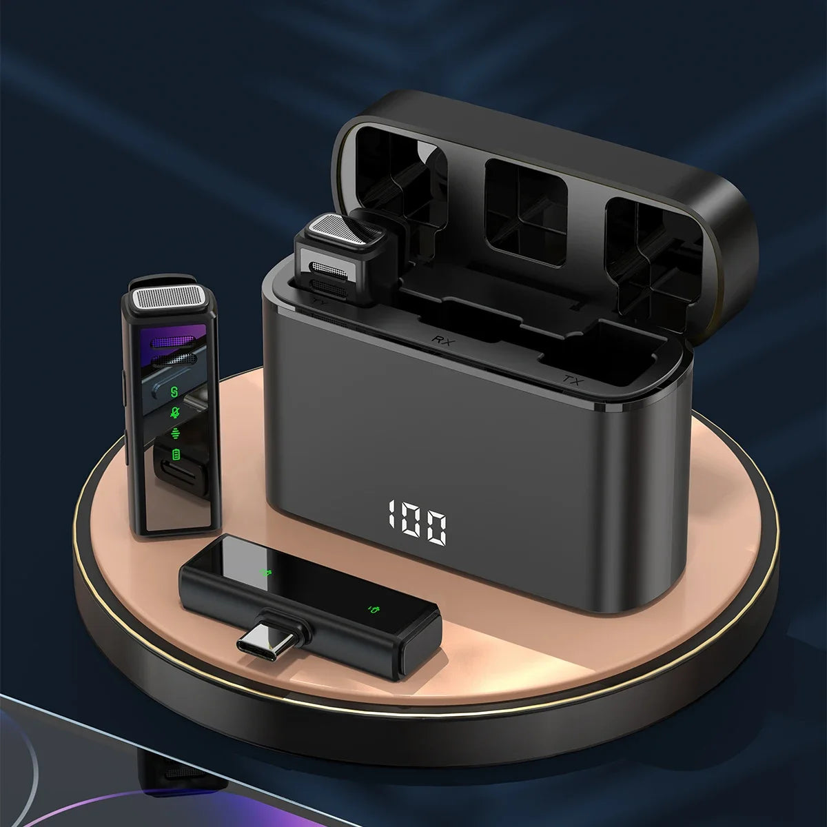 FIFAR Wireless Lavalier Lapel Microphone
