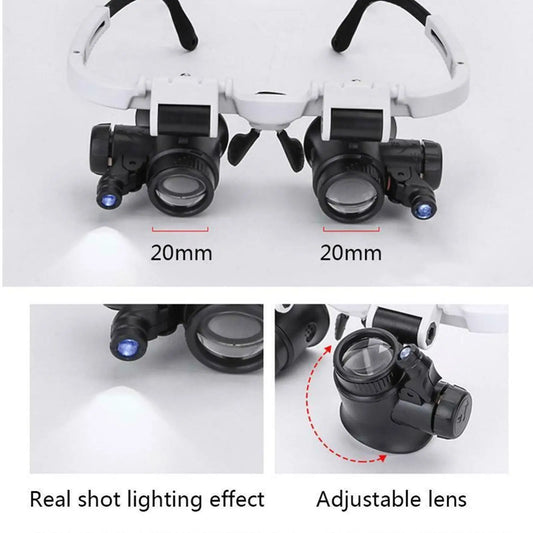 2XLED Watch Jeweler Repair Magnifier