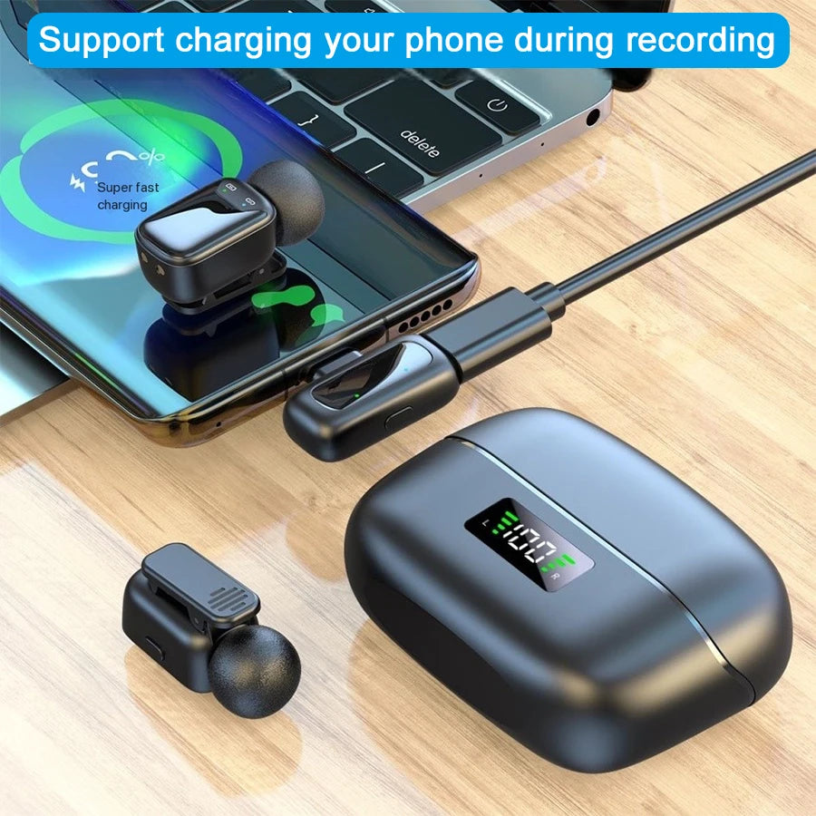 Professional Mini Wireless Lavalier Lapel Microphone