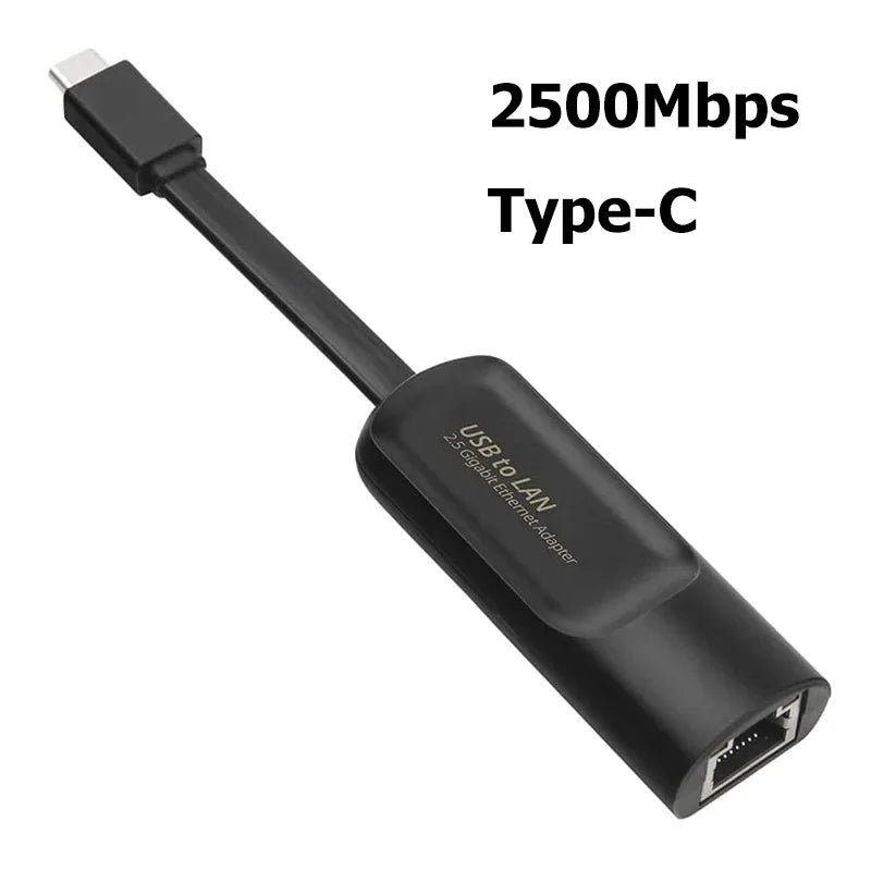 Ethernet Adapter 2.5G USB 3.0 Type C to RJ45 Network Card