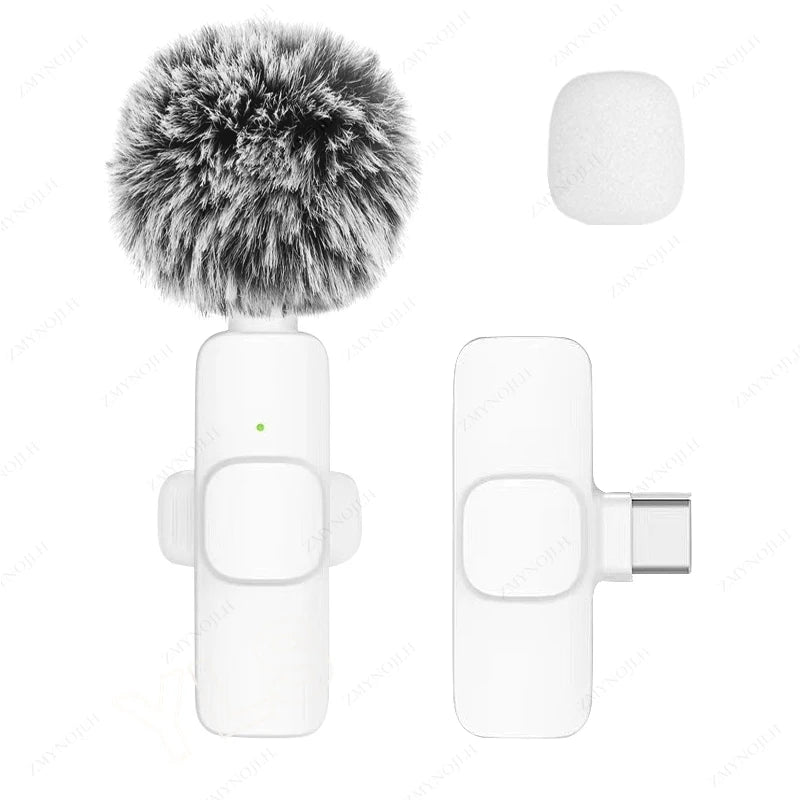 Wireless Lavalier Microphone Portable Audio