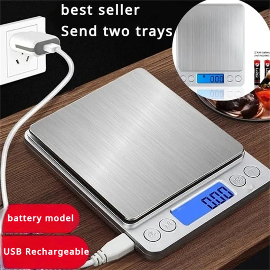 Digital Kitchen Scale Mini Pocket Stainless Steel