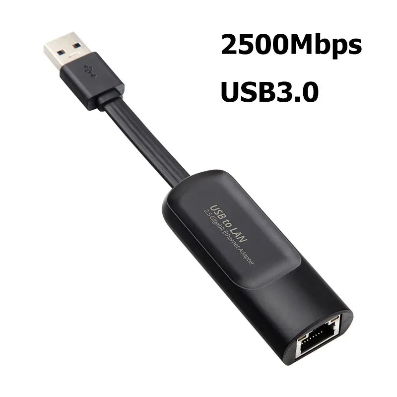 Ethernet Adapter 2.5G USB 3.0 Type C to RJ45 Network Card