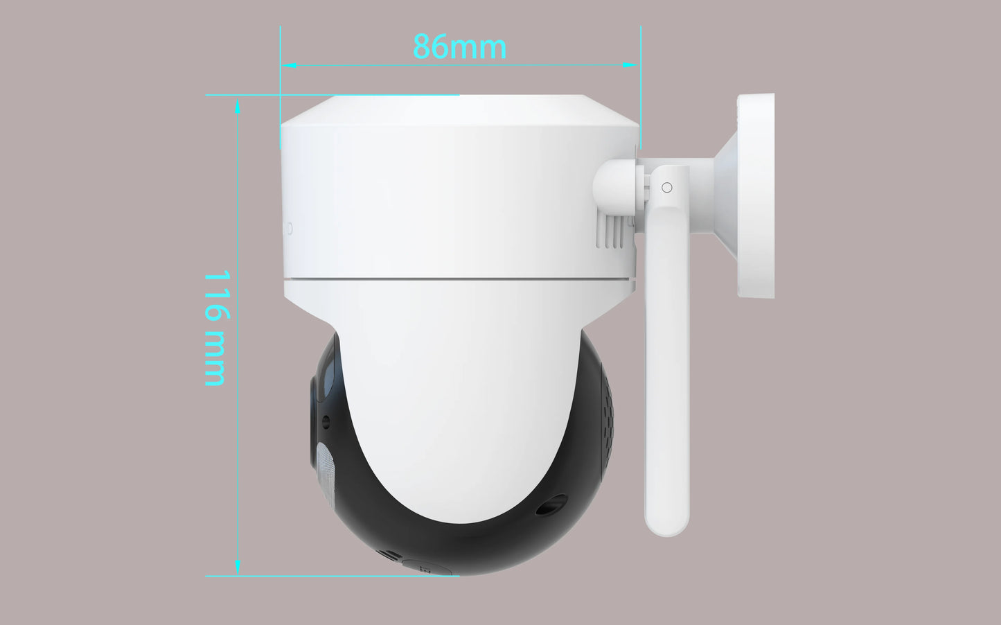CPVAN Tuya PTZ Camera outdoor Smart Automatic Tracking 4MP