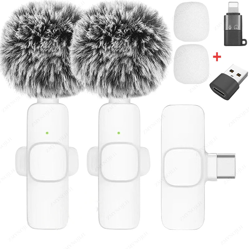 Wireless Lavalier Microphone Portable Audio