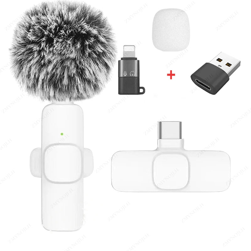 Wireless Lavalier Microphone Portable Audio