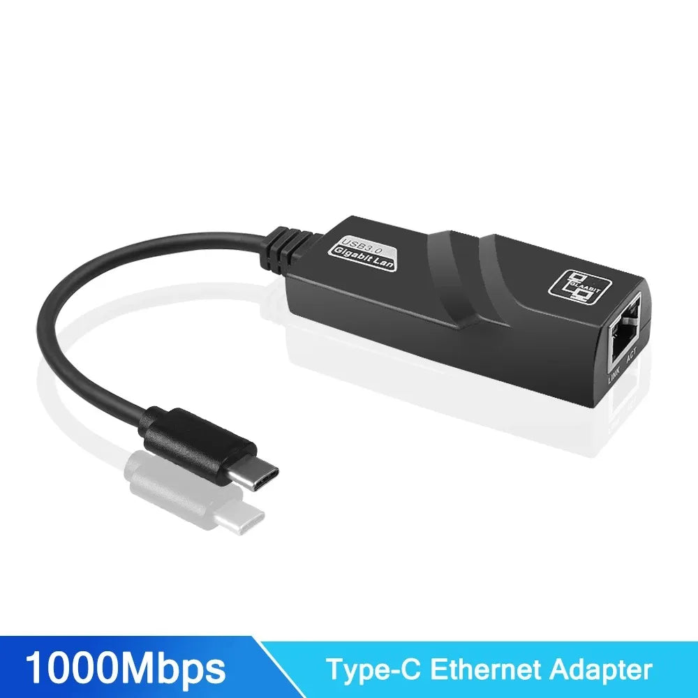 Ethernet Adapter 2.5G USB 3.0 Type C to RJ45 Network Card