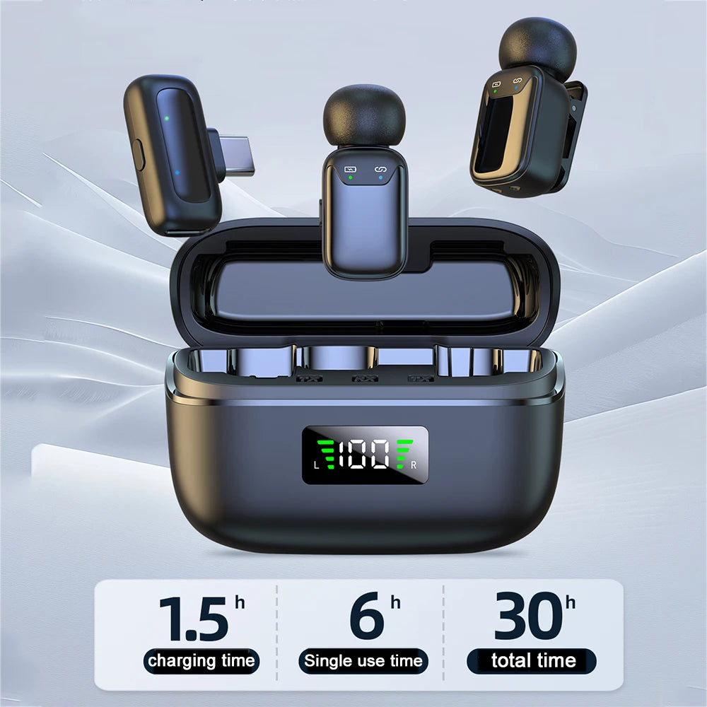 Professional Mini Wireless Lavalier Lapel Microphone