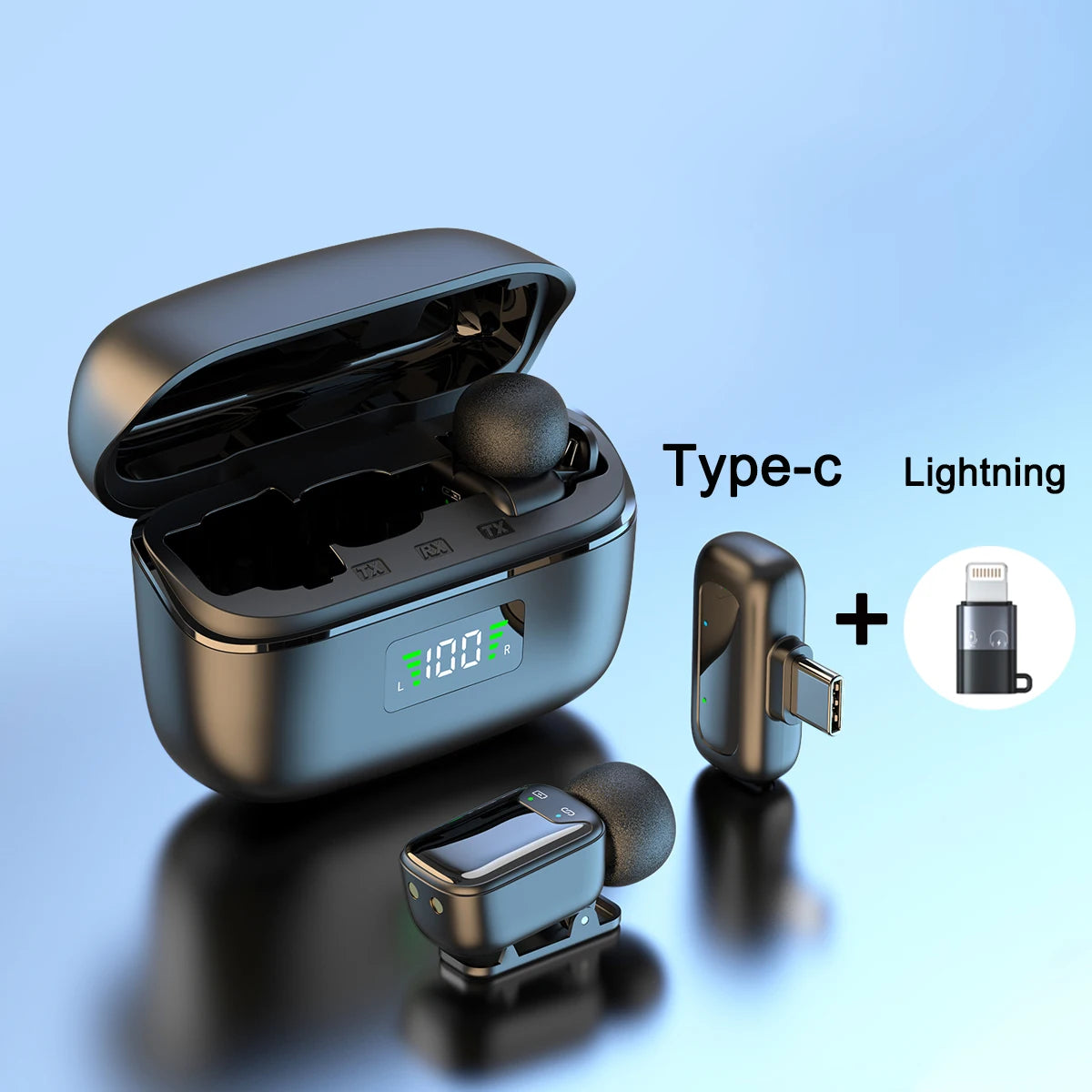Professional Mini Wireless Lavalier Lapel Microphone