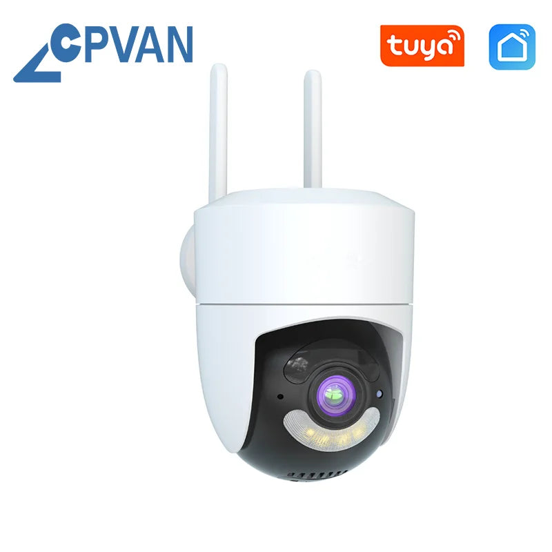 CPVAN Tuya PTZ Camera outdoor Smart Automatic Tracking 4MP