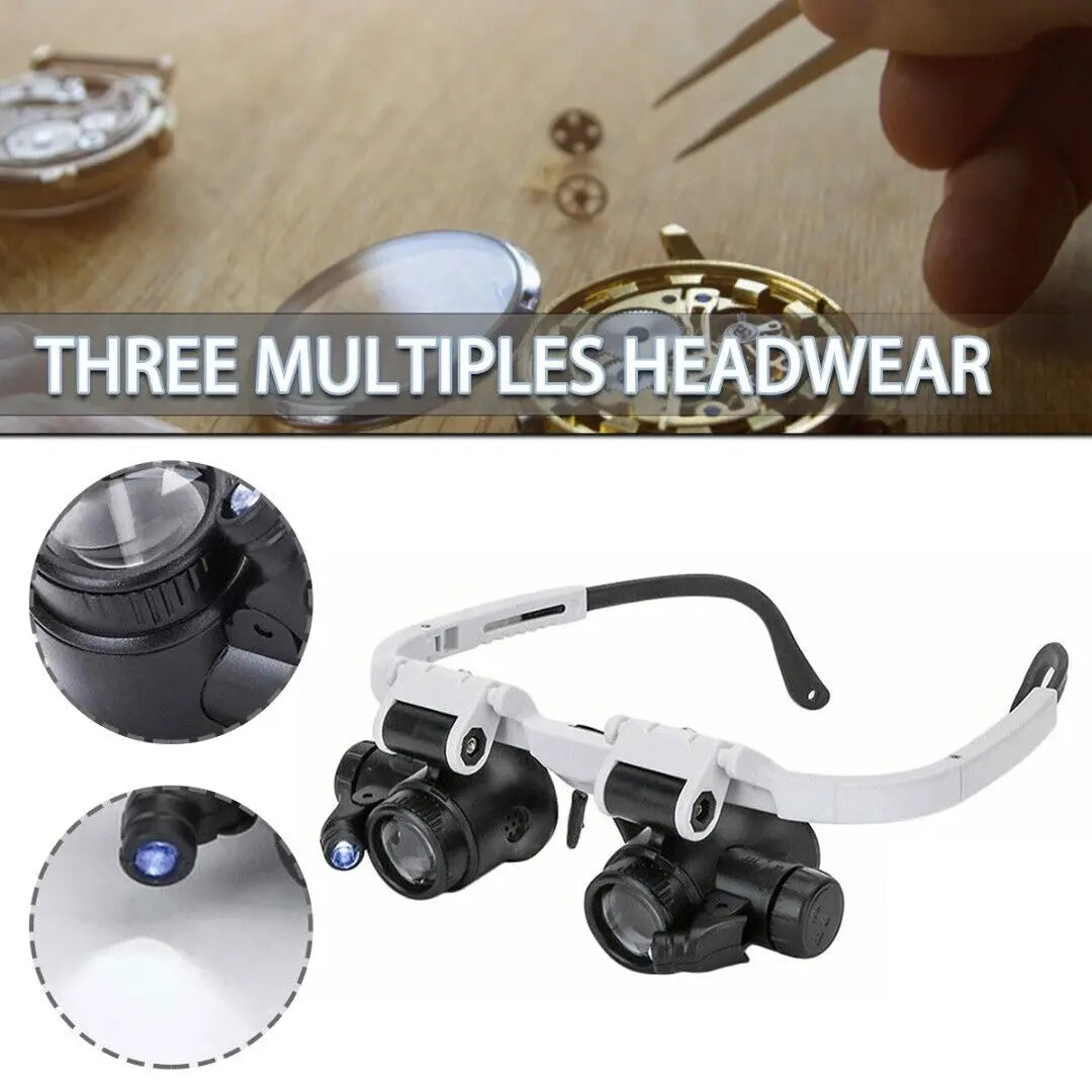 2XLED Watch Jeweler Repair Magnifier