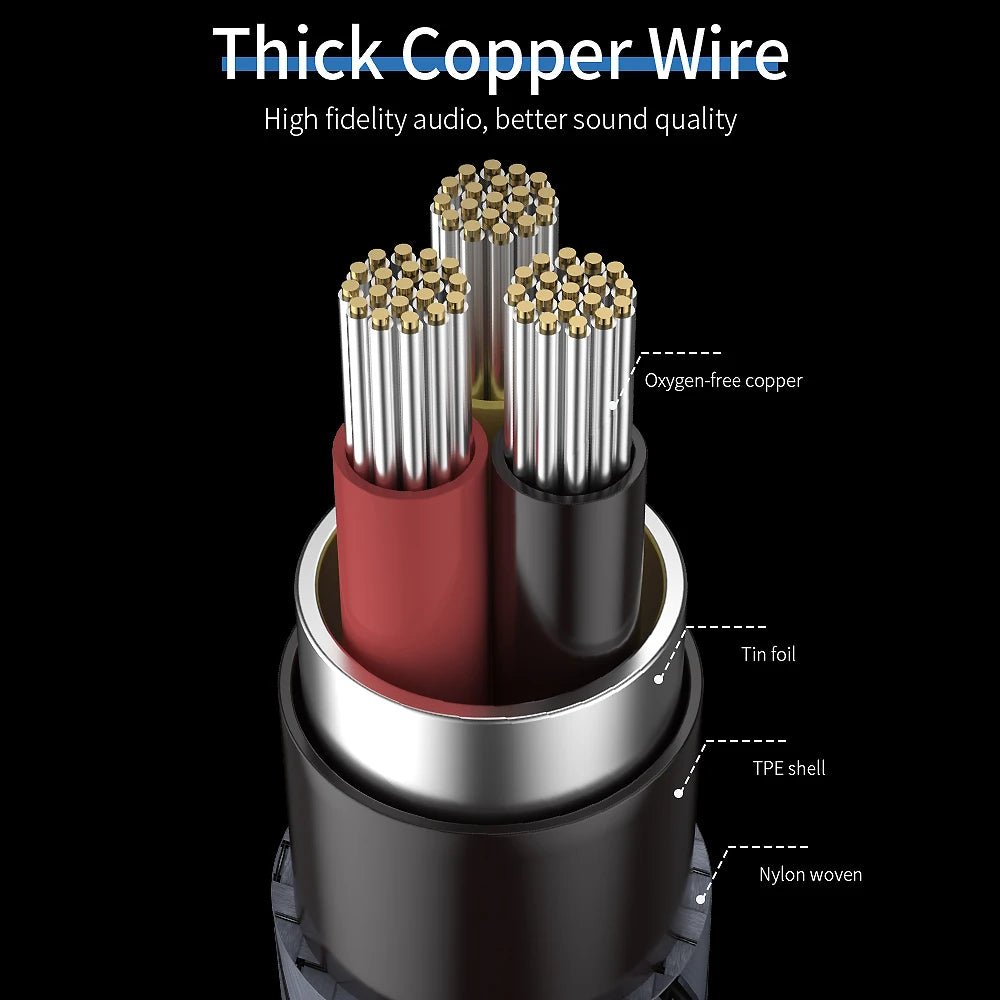 Headphone Extension Cable Jack 3.5mm by Golixy - Free Shipping